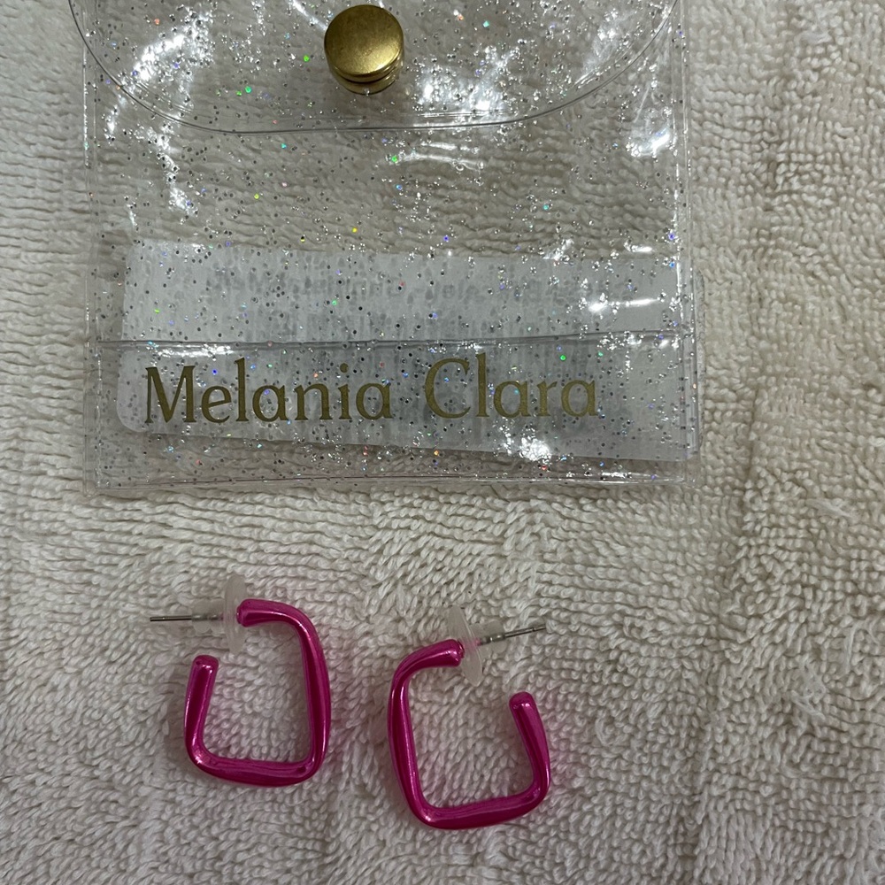 Melania Clara Pink Earrings